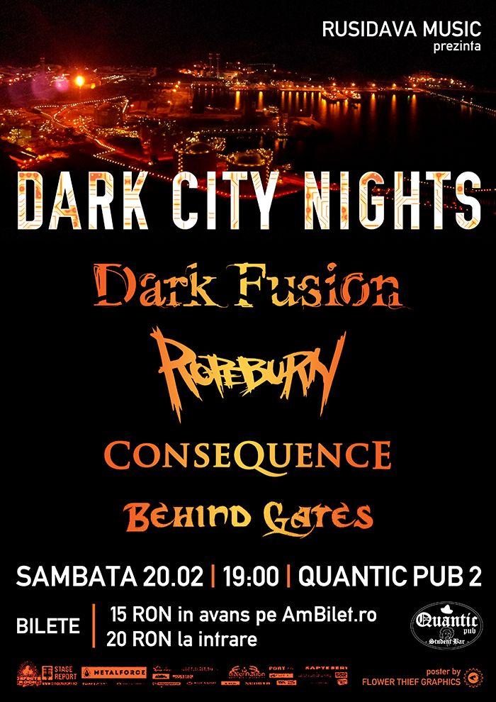 Concert Dark Fusion, Ropeburn, Consequnece, Mad Socks, Behind Gates la Bucuresti